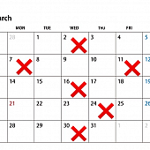 齋藤 休日のお知らせ