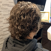 ロング×パーマ